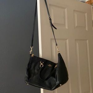 Black coach cross body